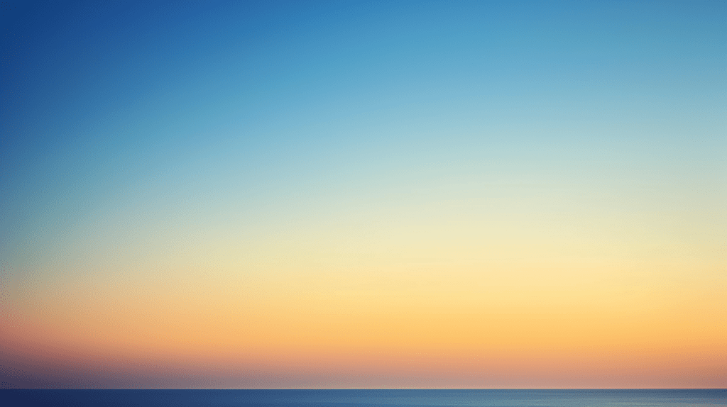 Gradient abstrait entre bleu nuit et lumière dorée — résultats du coaching dirigeantes HPI